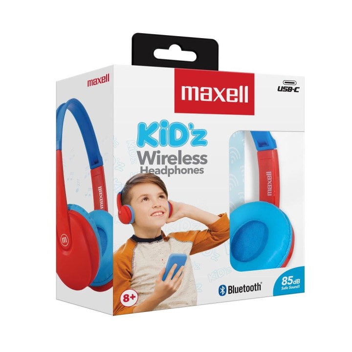 MAXELL 348365 AUDIFONO INALAMBRICO NIÑO HP-BT350 AZUL