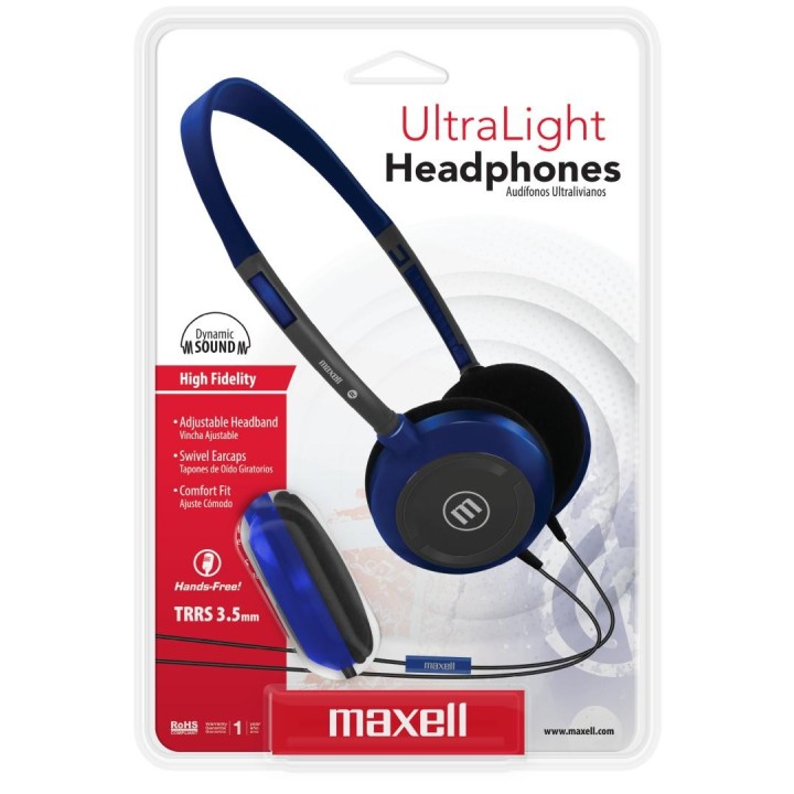 MAXELL 348407 AUDIFONOS ULTRA LIGEROS HP-200