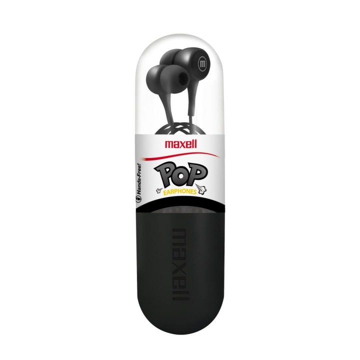 MAXELL 348440 AUDIFONO INTRAUDITIVO IN-POP NEGRO