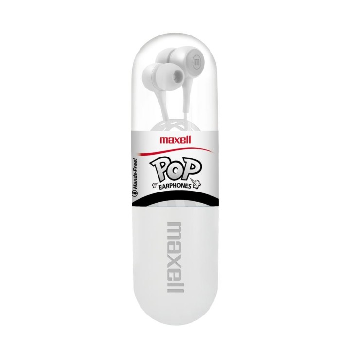 MAXELL 348441 AUDIFONO INTRAUDITIVO IN-POP BLANCO