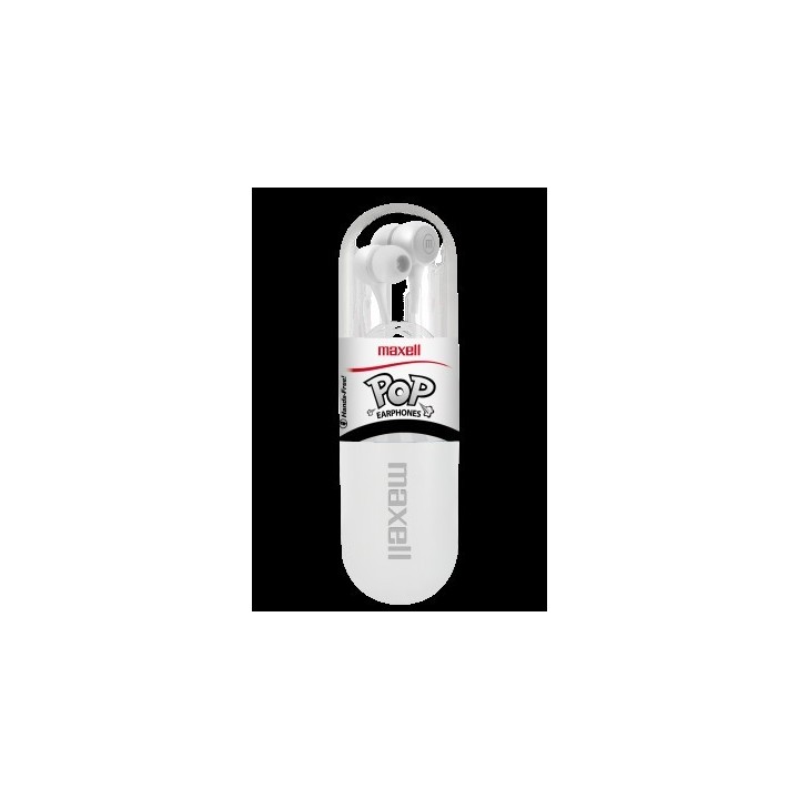 MAXELL 348441 AUDIFONO INTRAUDITIVO IN-POP BLANCO