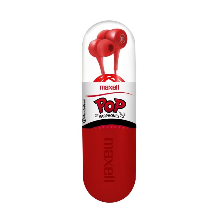 MAXELL 348442 AUDIFONO INTRAUDITIVO IN-POP ROJO