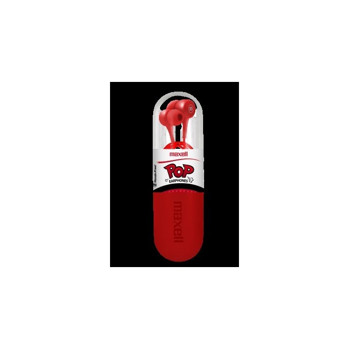 MAXELL 348442 AUDIFONO INTRAUDITIVO IN-POP ROJO