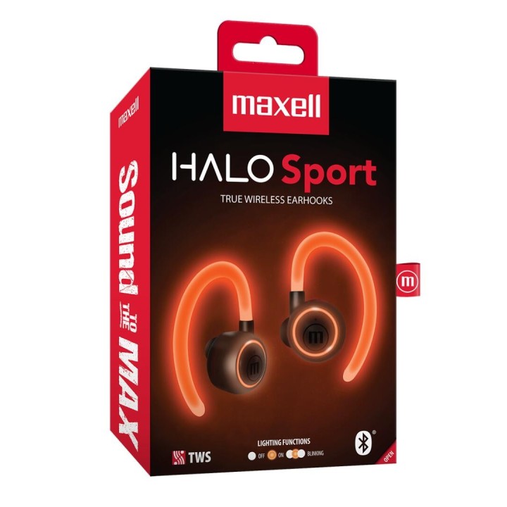 MAXELL 348484 AUDIFONOS ALAMBRICOS DEPORTIVO HALO
