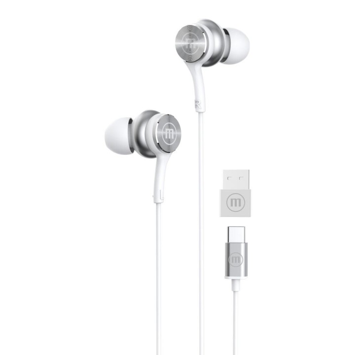 MAXELL 348532 AUDIFONOS ALAMBRICOS EB-XC1 BLANCO