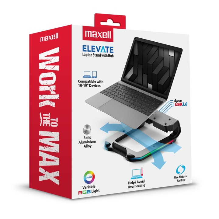 MAXELL 348533 BASE PARA LAPTOP ELEVADA LC-4