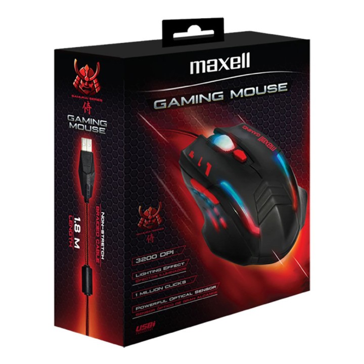 MAXELL 348535 GAMING TRON MOUSE USB