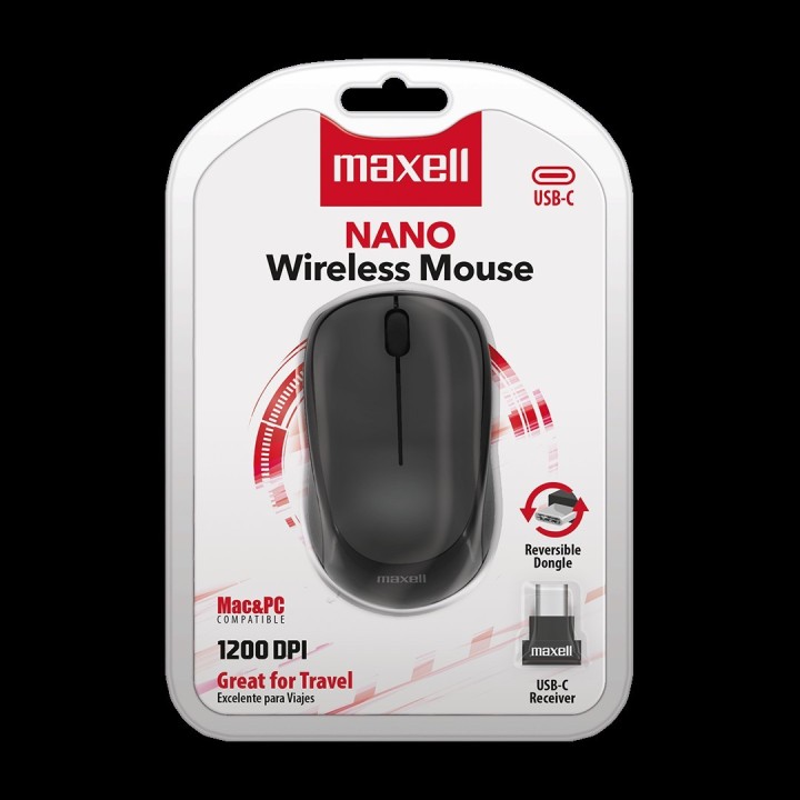 MAXELL 348545 MOUSE INALAMBRICO MOWL-CN NANO WIRELESS NEGRO