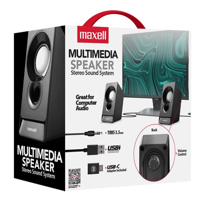 MAXELL 348546 PARLANTE USB PARA PC