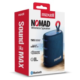 MAXELL 348553 PARLANTE INALAMBRICO NOMAD AZUL