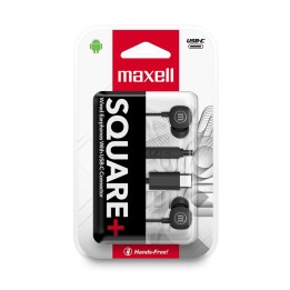 MAXELL 348566 AUDIFONO INTRAUDITIVO SQUARE TIPO C NEGRO