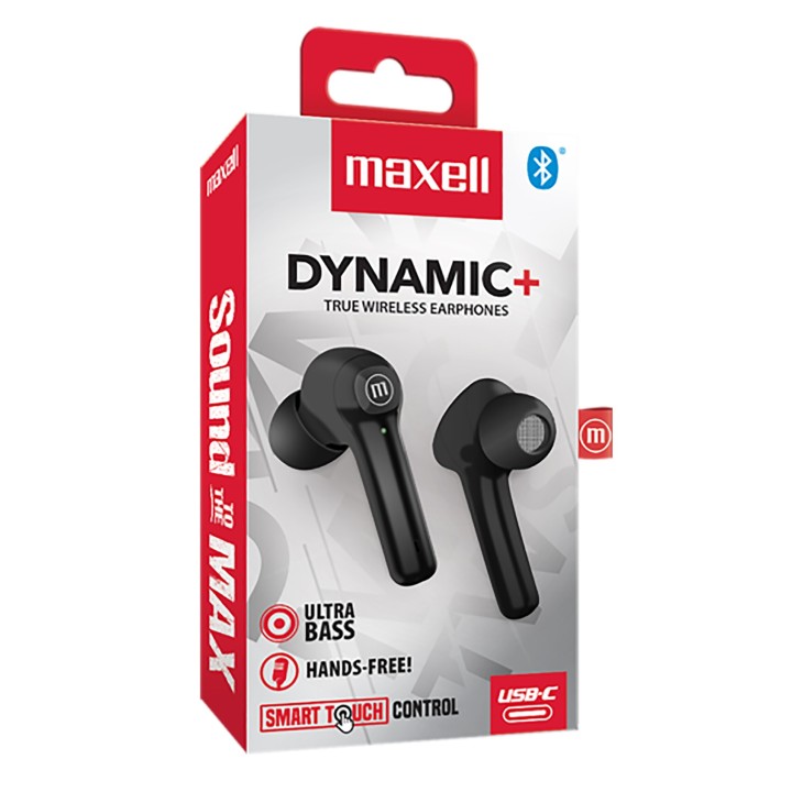 MAXELL 348569 AUDIFONO BT DYNAMIX +  TWS NEGRO