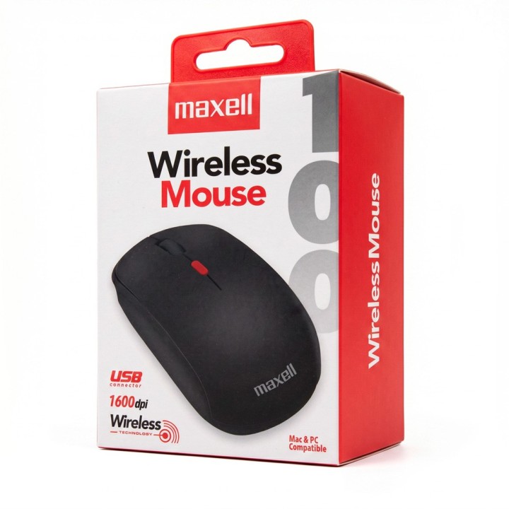 MAXELL 348584 MOUSE INALAMBRICO MOWL-100 NEGRO