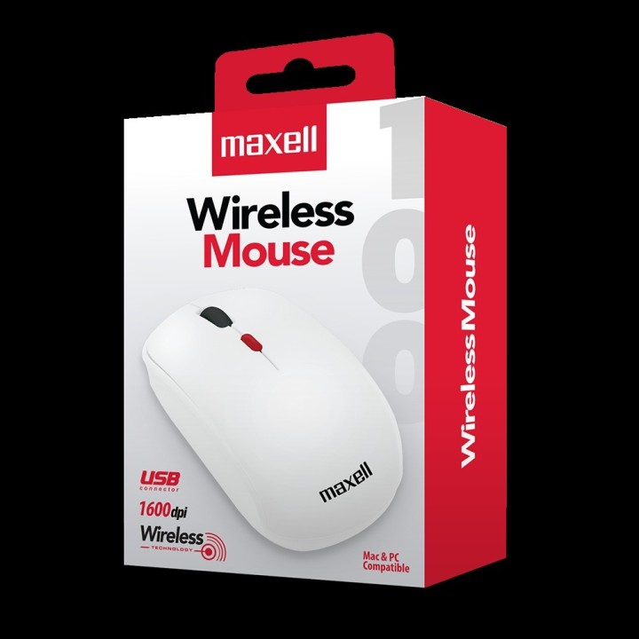 MAXELL 348585 MOUSE INALAMBRICO MOWL-100 BLANCO