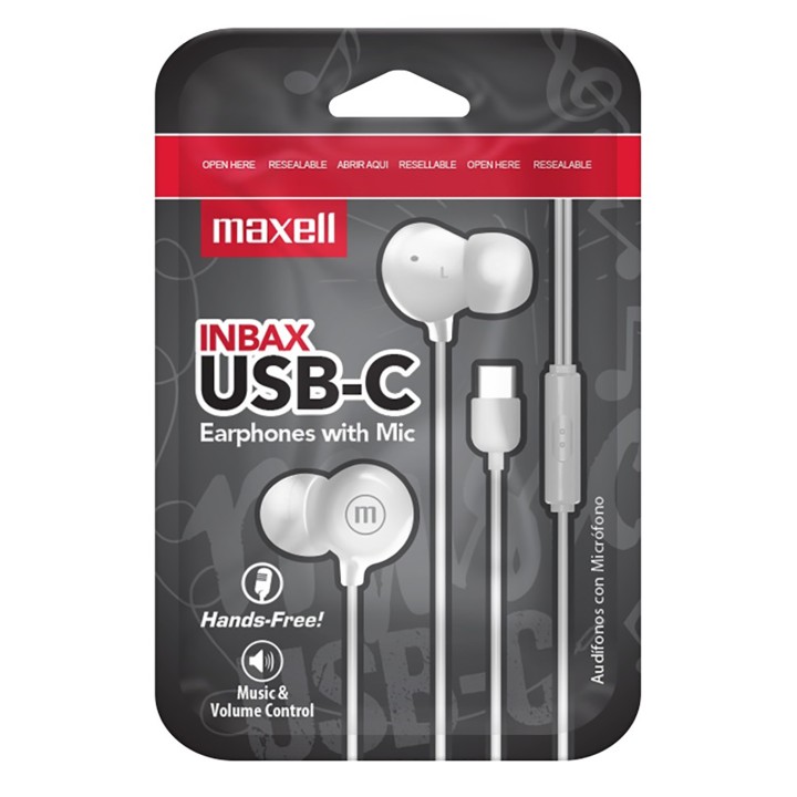 MAXELL 348595 IN-BAX-USBC-USB-BLANCO