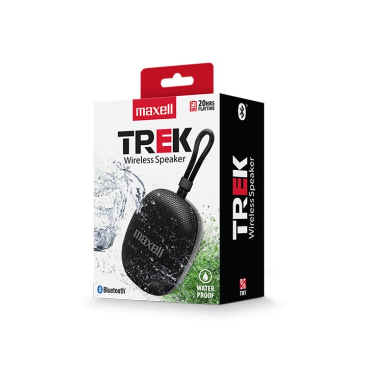 MAXELL 348600 PARLANTE INALAMBRICO TREK NEGRO