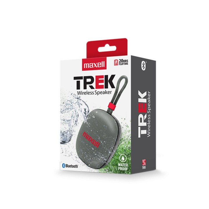 MAXELL 348602 PARLANTE INALAMBRICO TREK GRIS