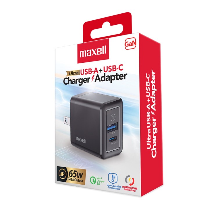 MAXELL 348637 CARGADOR 365 WATTS USB C + USB A