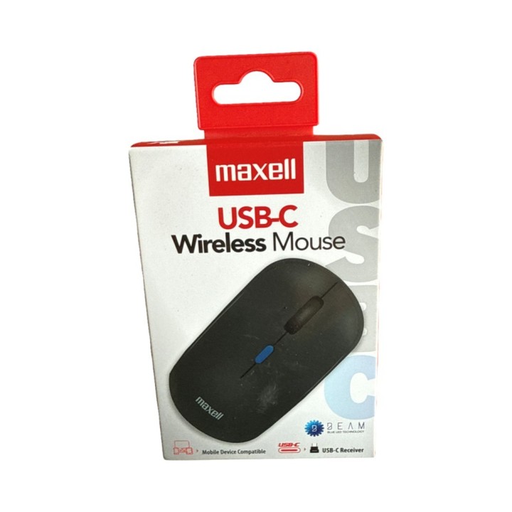 MAXELL 348641 RATON MOWR-200C Inalámbrico Tipo C