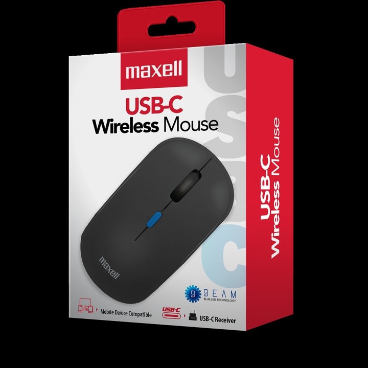 MAXELL 348641 RATON MOWR-200C Inalámbrico Tipo C