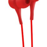 IN-POP IN EAR STEREO BUDS W/MIC RED