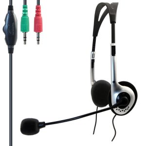 ARGOM HS-0088 AUDIFONO ESTEREO CON MIC Y CONTROL VOL.