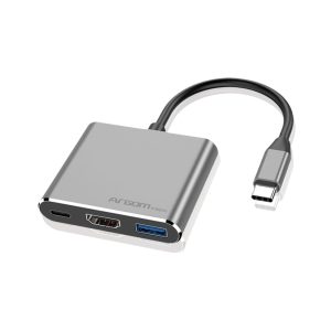 ARGOM ARG-UB-0181 3 EN HUB TIPO C/USB3.0/4K HDMI