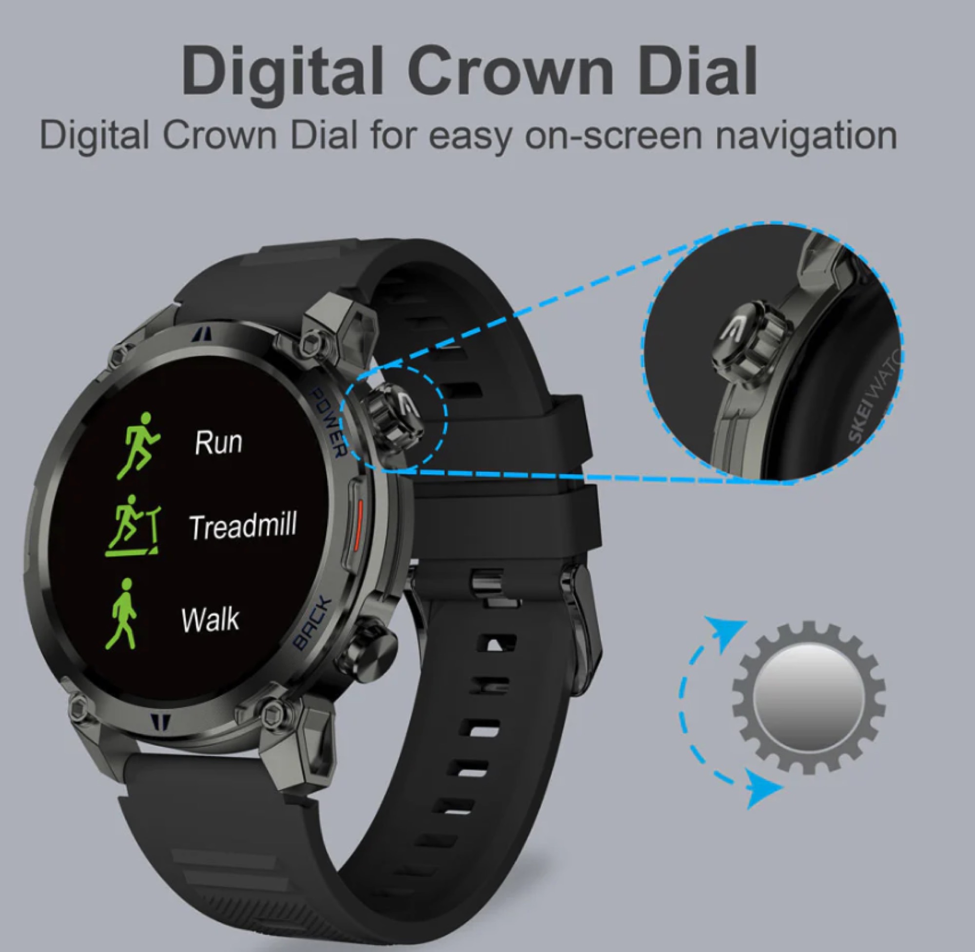 ARGOM ARG-WT-6070 BL RELOJ INTELIGENTE - Imagen 5