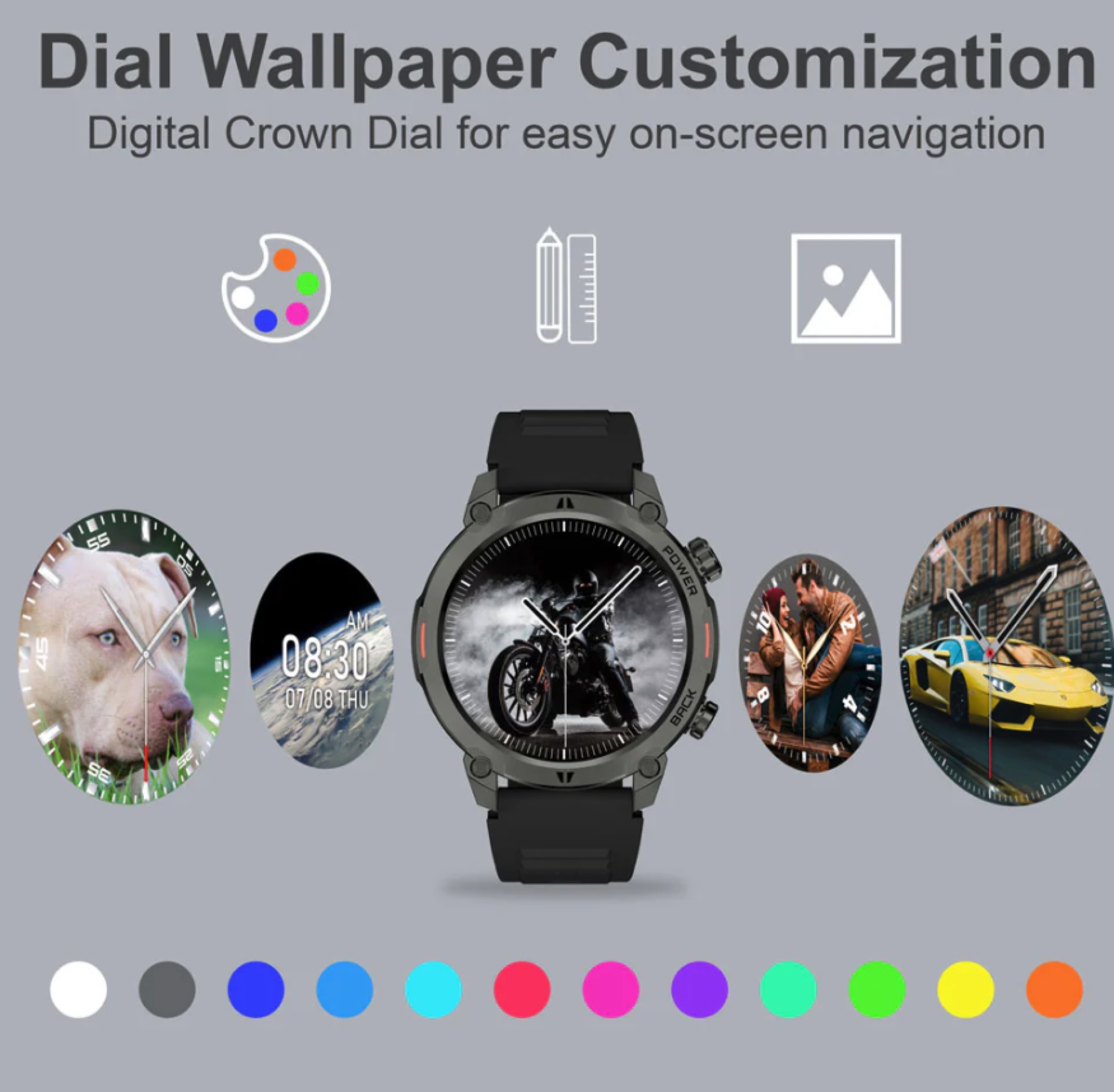 ARGOM ARG-WT-6070 BL RELOJ INTELIGENTE - Imagen 10