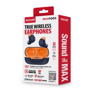 MAXELL 348649 EB-BTMXDUO AUDIFONOS INSERCION NAV/ORG
