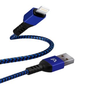 ARGOM CABLE LIGHTNING A USB 2.0 NYLON TRENZADO DURA FORMA