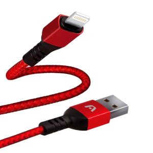 ARGOM ARG-CB-0023RD CABLE LIGHTNING A USB 2.0 NYLON