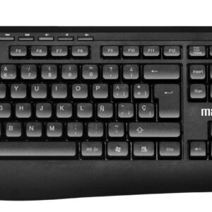 Teclado multifuncional con pad numérico y teclas de comandos directos