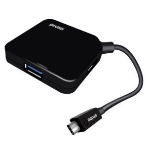 Hub de 4 puertos USB con entrada Tipo C ¡Un conector para múltiples funciones!