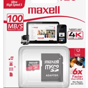 Memoria MicroSD 128GB Flash Media Secure ACTION PRO con adaptador SD