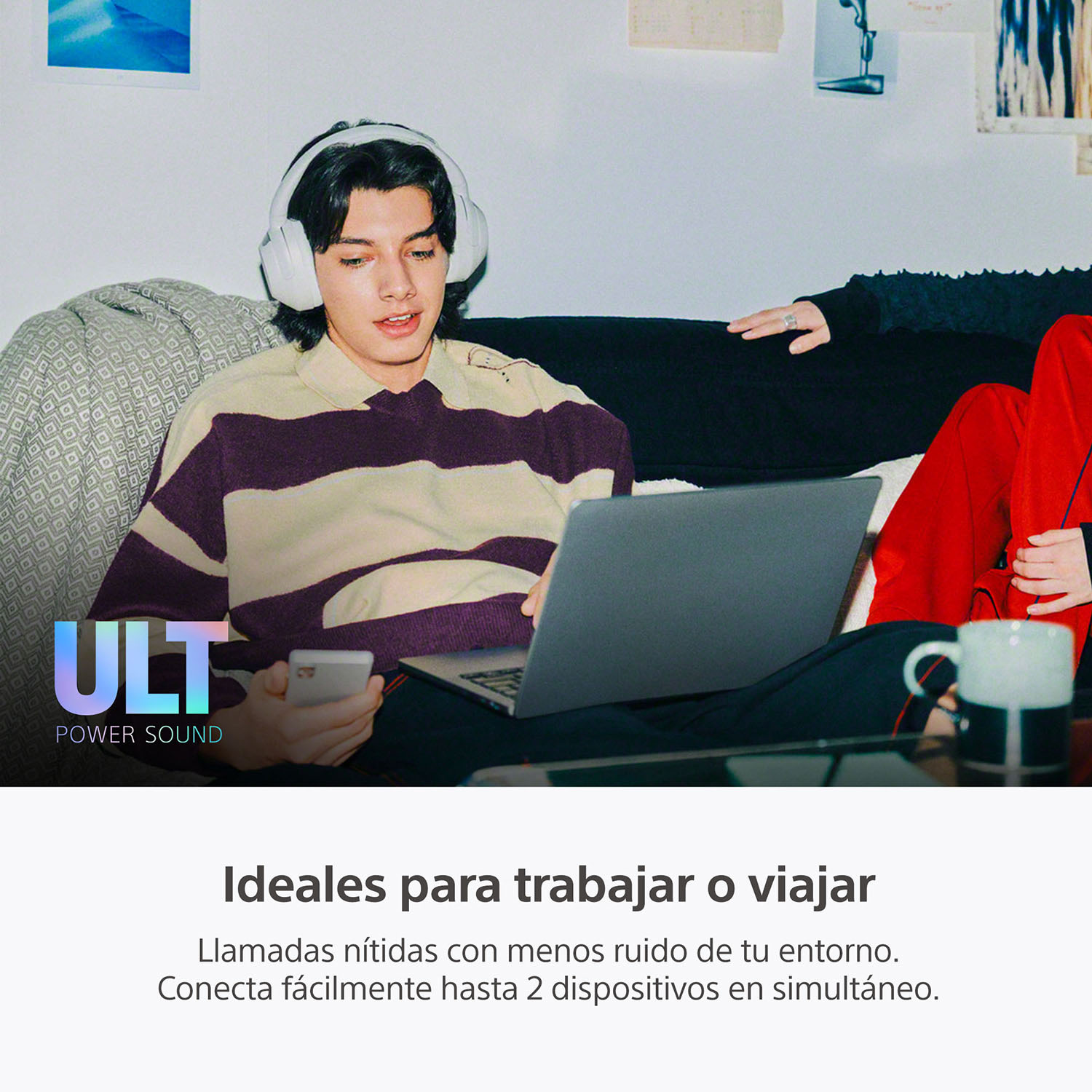 Audífonos Inalámbricos de Diadema Noise Cancelling ULT WEAR - Imagen 12